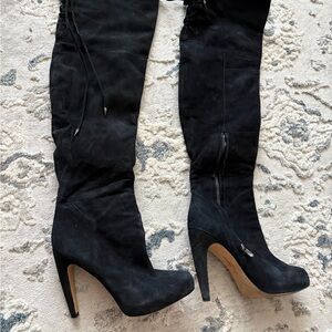 Sam Edelman Black Over the Knee Boots